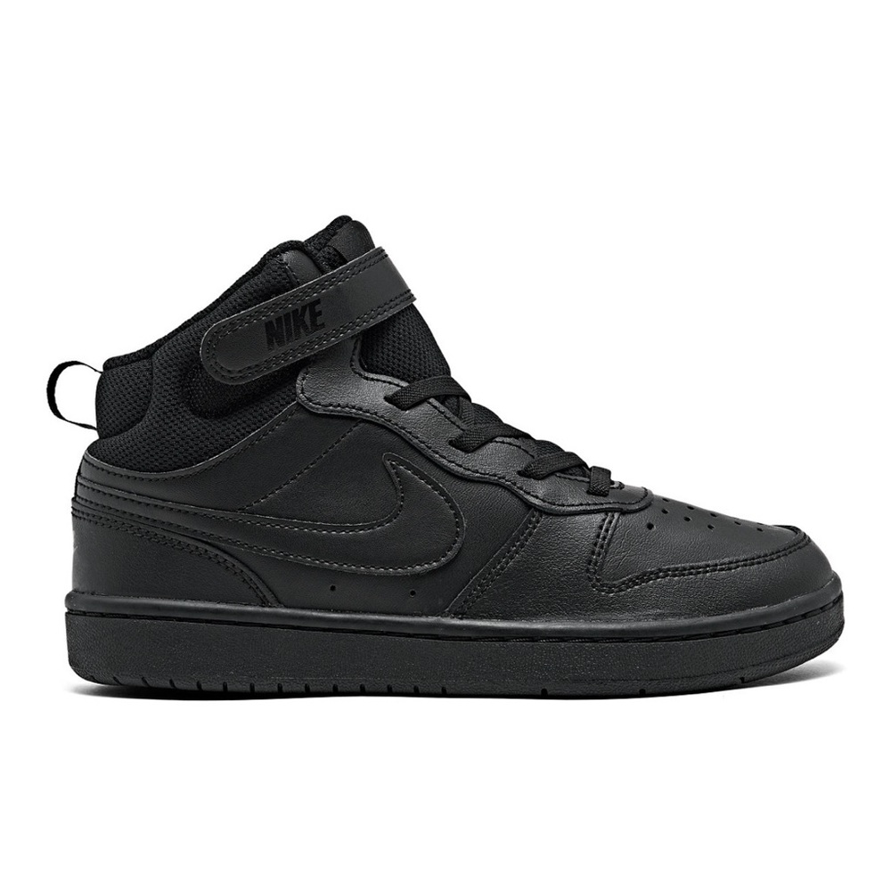COPY - Nike Little Kids Court Borough Mid 2 Stay-Put Closure Casual Sneakers